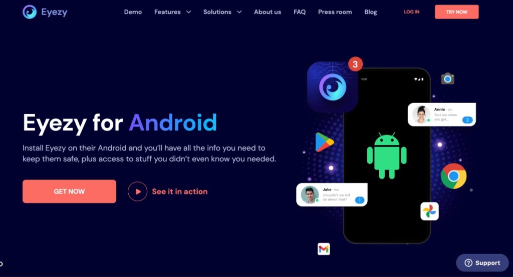 aplikace eyezy pro android