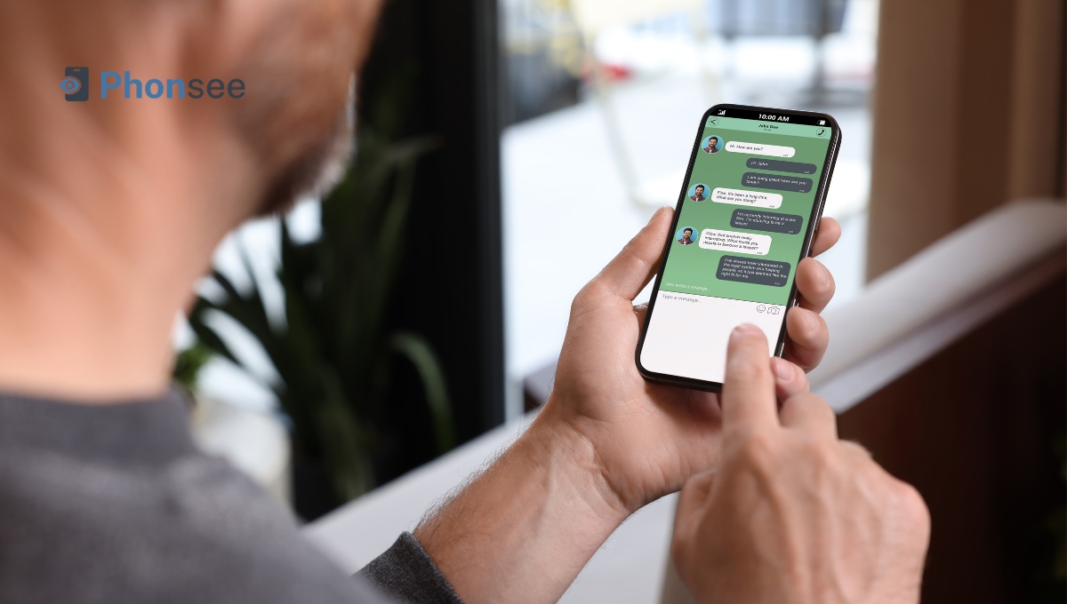 четене на текстовете на гаджето'без да докосвате телефона му