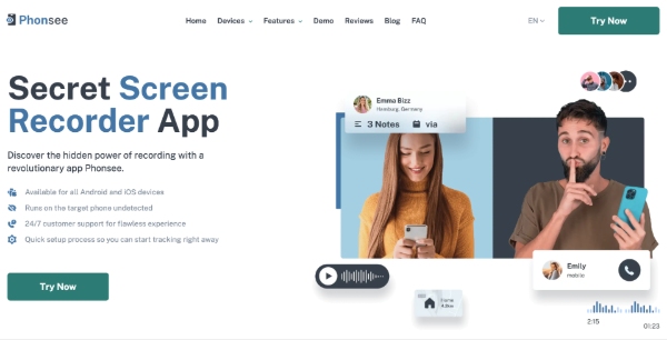 Secret Screen Recorder App