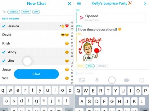 snapchat chatt