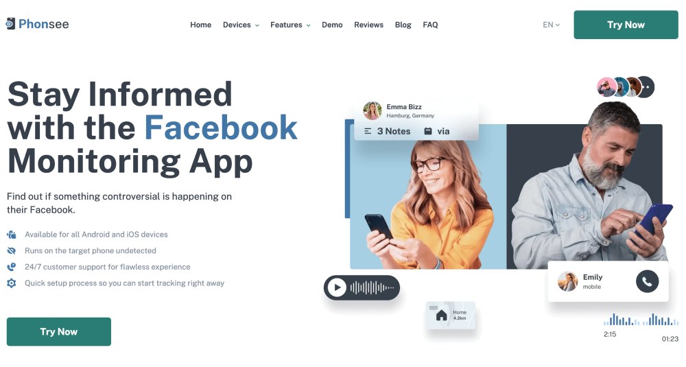 Stay Informedwith the Facebook Monitoring App